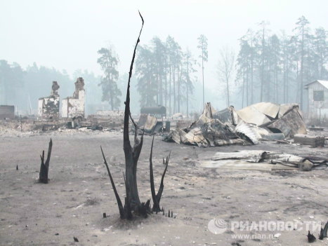Криуши - деревня, сгоревшая дотла-2010
